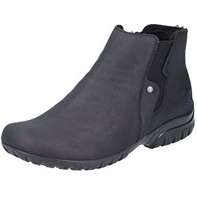 Rieker Z4661, Bottine Chelsea Femme, Noir, 36 EU - Publicité Rieker Z4661, Bottine Chelsea Femme, Noir, 36 EU - Publicité