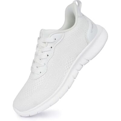 Aerosoft Baskets Vital pour femme Légères et confortables Avec semelle EVA et doublure en jersey, Blanc., 41 EU - Publicité Aerosoft Baskets Vital pour femme Légères et confortables Avec semelle EVA et doublure en jersey, Blanc., 41 EU - Publicité