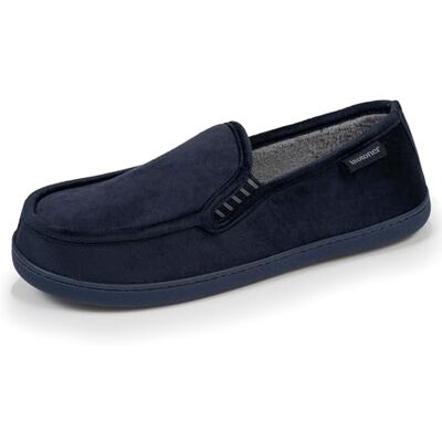 Isotoner Chaussons pantoufles Mocassins homme, 42, marine - Publicité Isotoner Chaussons pantoufles Mocassins homme, 42, marine - Publicité