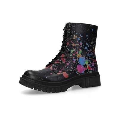 Dockers by Gerli Bottines classiques pour femmes, Bottines pour femmes, semelle intérieure amovible, noir/rouge, 39 EU - Publicité Dockers by Gerli Bottines classiques pour femmes, Bottines pour femmes, semelle intérieure amovible, noir/rouge, 39 EU - Publicité