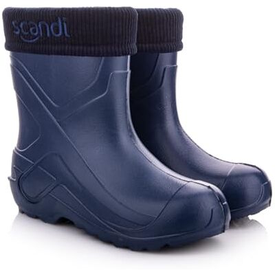 Lemigo Enfants Jeunes Bottes de Pluie Doublées Ultralégeres EVA SCANDI (Bleu Foncé Lettrage Unicolore, numeric_32) - Publicité Lemigo Enfants Jeunes Bottes de Pluie Doublées Ultralégeres EVA SCANDI (Bleu Foncé Lettrage Unicolore, numeric_32) - Publicité