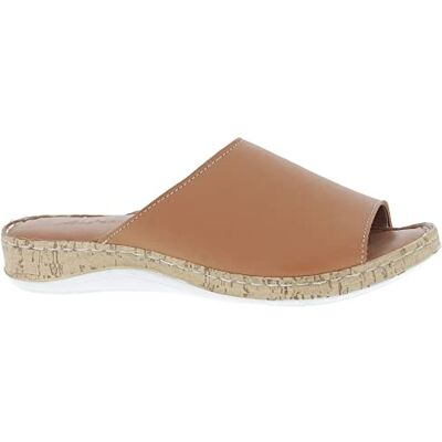 Andrea Conti Mules pour Femme, Cognac, 39 EU - Publicité Andrea Conti Mules pour Femme, Cognac, 39 EU - Publicité