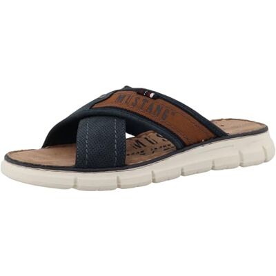MUSTANG Mules pour homme, bleu marine, 46 EU - Publicité MUSTANG Mules pour homme, bleu marine, 46 EU - Publicité