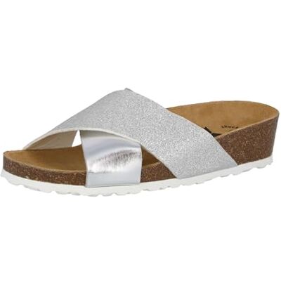 Lico Femme Bioline Prime Chaussons Bas, Argenté Silber Silber, 37 EU - Publicité Lico Femme Bioline Prime Chaussons Bas, Argenté Silber Silber, 37 EU - Publicité