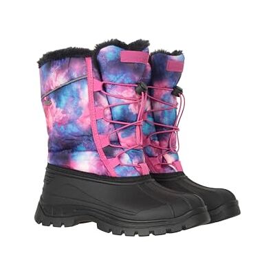 Mountain Warehouse Bottes de Neige Whistler pour Enfant Résistantes à la Neige, Chaudes, Respirantes, Semelle Durable & à Haute adhérence -Idéales en Hiver Violet foncé 35 - Publicité Mountain Warehouse Bottes de Neige Whistler pour Enfant Résistantes à la Neige, Chaudes, Respirantes, Semelle Durable & à Haute adhérence -Idéales en Hiver Violet foncé 35 - Publicité