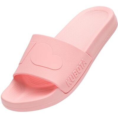 Kubota Claquette Femme Sandales à enfiler Chaussures Pour Piscine et Plage Sandales été Rose 37 - Publicité Kubota Claquette Femme Sandales à enfiler Chaussures Pour Piscine et Plage Sandales été Rose 37 - Publicité