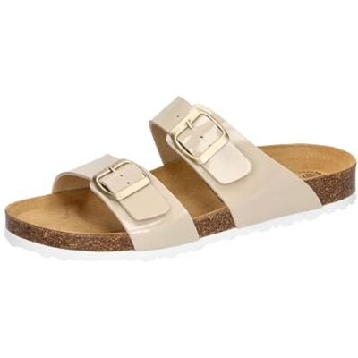 Lico Mules Bioline Mera pour femme, beige, 37 EU - Publicité Lico Mules Bioline Mera pour femme, beige, 37 EU - Publicité