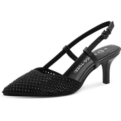 MARCO TOZZI Escarpins Femme Semelle intérieure Feel Me Moelleuse Doublure Douce Tendance, Noir (Black), 36 EU - Publicité MARCO TOZZI Escarpins Femme Semelle intérieure Feel Me Moelleuse Doublure Douce Tendance, Noir (Black), 36 EU - Publicité