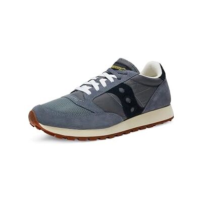 Saucony Jazz Original Vintage Homme, Grey/Black, 37 - Publicité Saucony Jazz Original Vintage Homme, Grey/Black, 37 - Publicité