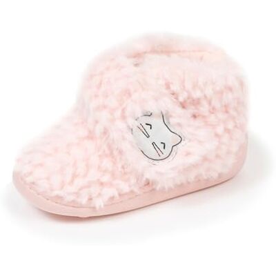 Isotoner Chaussons pantoufles Bottillons fille à fermeture à scratch, bon maintien du pied, semelle antidérapante, 27, rose - Publicité Isotoner Chaussons pantoufles Bottillons fille à fermeture à scratch, bon maintien du pied, semelle antidérapante, 27, rose - Publicité