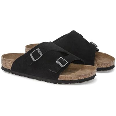 Birkenstock Zurich Suede Leather Black, Noir , 42 EU - Publicité Birkenstock Zurich Suede Leather Black, Noir , 42 EU - Publicité