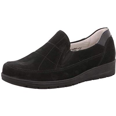 Waldläufer Mimi 812502-259-001 Pantoufles en nubuck verni Noir Taille M, Noir , 38.5 EU - Publicité Waldläufer Mimi 812502-259-001 Pantoufles en nubuck verni Noir Taille M, Noir , 38.5 EU - Publicité