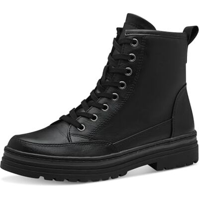 MARCO TOZZI Bottines à Lacets pour Femme Botte Tendance, Noir, 40 EU - Publicité MARCO TOZZI Bottines à Lacets pour Femme Botte Tendance, Noir, 40 EU - Publicité