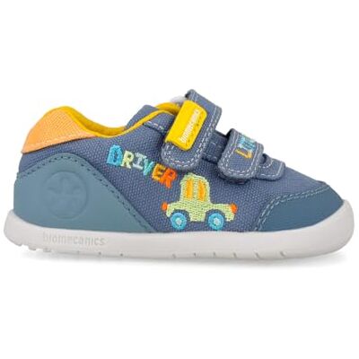 BIOMECANICS 262196-A371 Chaussures Barefoot en toile pour bébé garçon, Jeans, 25 EU - Publicité BIOMECANICS 262196-A371 Chaussures Barefoot en toile pour bébé garçon, Jeans, 25 EU - Publicité
