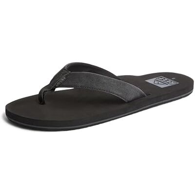 Reef Men's Twinpin Flip-Flop, Black, 12 UK - Publicité Reef Men's Twinpin Flip-Flop, Black, 12 UK - Publicité