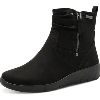 Jana Femme Boot Flat Tex + Vegan, Noir Uni, 41 EU - Publicité Jana Femme Boot Flat Tex + Vegan, Noir Uni, 41 EU - Publicité