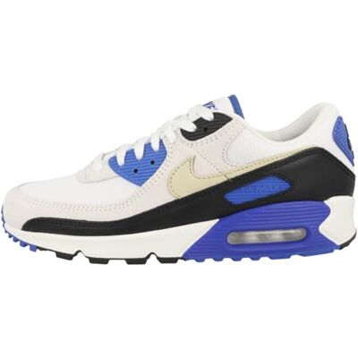 Nike Chaussures Air Max 90 Premium pour homme (HF3449-100, White/Racer Blue/Black/Kaki) Pointure 48 - Publicité Nike Chaussures Air Max 90 Premium pour homme (HF3449-100, White/Racer Blue/Black/Kaki) Pointure 48 - Publicité