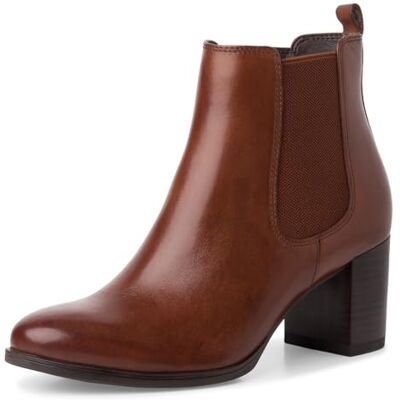 Tamaris Talon bloc en cuir Chelsea pour femme, Muscat, 42 EU - Publicité Tamaris Talon bloc en cuir Chelsea pour femme, Muscat, 42 EU - Publicité