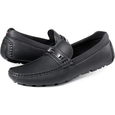 Tommy Hilfiger Mocassins Aires Driving Style pour homme, Noir 001, 43.5 EU - Publicité Tommy Hilfiger Mocassins Aires Driving Style pour homme, Noir 001, 43.5 EU - Publicité