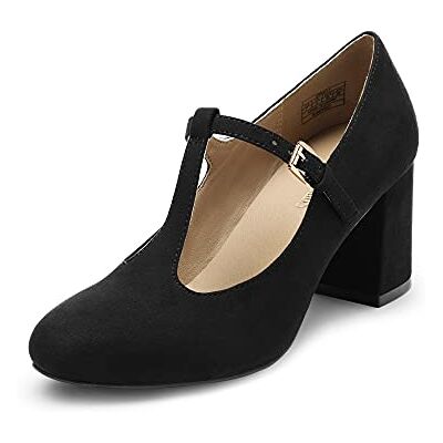 DREAM PAIRS Escarpins Femme Mary Jane Polyvalents et Elégants Chaussure à Talon avec la Bride en T,Size 40,Noir,DPU211 - Publicité DREAM PAIRS Escarpins Femme Mary Jane Polyvalents et Elégants Chaussure à Talon avec la Bride en T,Size 40,Noir,DPU211 - Publicité