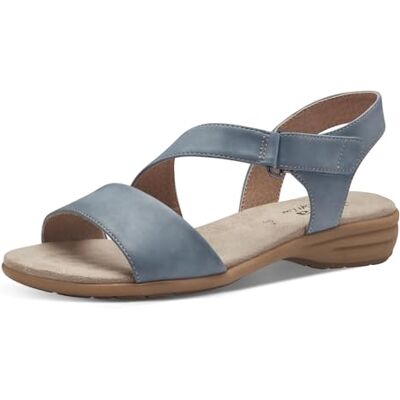 Jana Sandales Femme Plates avec Fermeture Velcro Vegan, Denim, 36 EU - Publicité Jana Sandales Femme Plates avec Fermeture Velcro Vegan, Denim, 36 EU - Publicité