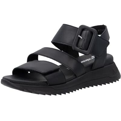 Rieker Femme W2950 Sandales compensées, Noir, 40 EU - Publicité Rieker Femme W2950 Sandales compensées, Noir, 40 EU - Publicité