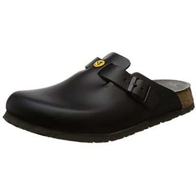 Birkenstock Sabots Boston ESD pour Homme, Noir, Semelle Normale, Pointure 42 - Publicité Birkenstock Sabots Boston ESD pour Homme, Noir, Semelle Normale, Pointure 42 - Publicité