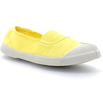 Bensimon Elastique Femme Basket, Citron, 37 EU - Publicité Bensimon Elastique Femme Basket, Citron, 37 EU - Publicité