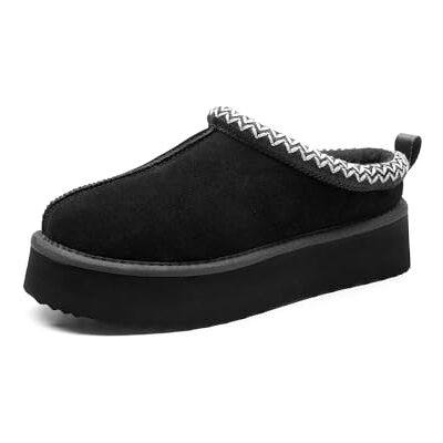 DREAM PAIRS Chaussons Femme à Enfiler avec Doublure Chaude en Fausse Fourrure, Pantoufles à Semelle Épaisse Confortables pour Intérieur et Extérieur,Size 40,Noir,SDSL2413W - Publicité DREAM PAIRS Chaussons Femme à Enfiler avec Doublure Chaude en Fausse Fourrure, Pantoufles à Semelle Épaisse Confortables pour Intérieur et Extérieur,Size 40,Noir,SDSL2413W - Publicité