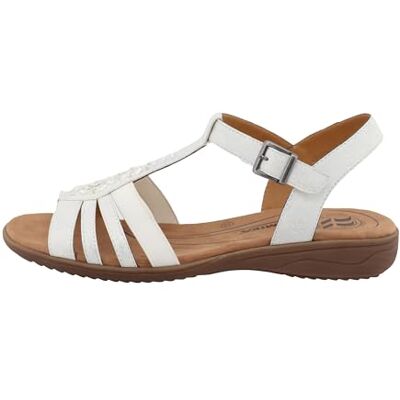 Romika Femme Sandale, White, 40 EU - Publicité Romika Femme Sandale, White, 40 EU - Publicité