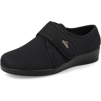 Fly Flot Bellona, Chaussons pour Femme en Microfibre élastique, avec Velcro réglable, Semelle Anti-Choc Sandale, Noir, 40 EU - Publicité Fly Flot Bellona, Chaussons pour Femme en Microfibre élastique, avec Velcro réglable, Semelle Anti-Choc Sandale, Noir, 40 EU - Publicité
