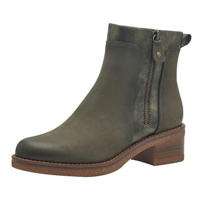 MARCO TOZZI Bottines zippées pour Femme Botte Tendance, Kaki Comb, 38 EU - Publicité MARCO TOZZI Bottines zippées pour Femme Botte Tendance, Kaki Comb, 38 EU - Publicité