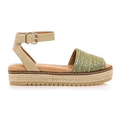 MTNG Sandales compensées Femme Sandales compensées Amelie 53344 Femme Sandales compensées décontracté Fermeture avec Boucle 59607 Verde Jade - Publicité MTNG Sandales compensées Femme Sandales compensées Amelie 53344 Femme Sandales compensées décontracté Fermeture avec Boucle 59607 Verde Jade - Publicité