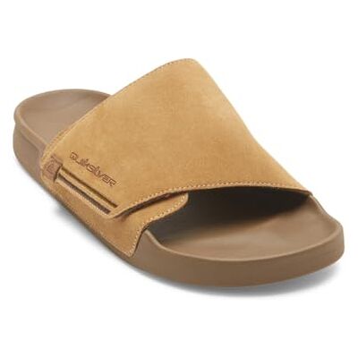 Quiksilver Sandales Rivi en daim pour homme, Tan 1, 42 EU - Publicité Quiksilver Sandales Rivi en daim pour homme, Tan 1, 42 EU - Publicité