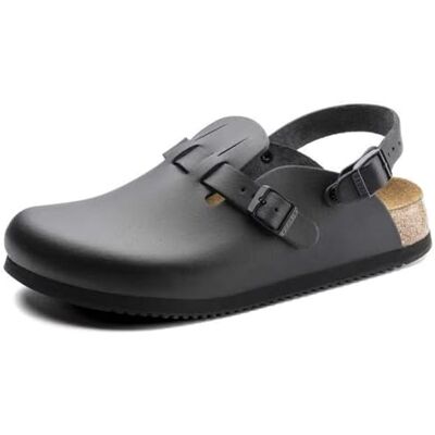 Birkenstock Kay Supergrip Professional Noir Sabots - Publicité Birkenstock Kay Supergrip Professional Noir Sabots - Publicité