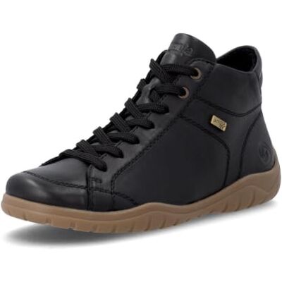 Remonte Bottines à lacets pour femme en cuir lisse Noir Pointure 36 - Publicité Remonte Bottines à lacets pour femme en cuir lisse Noir Pointure 36 - Publicité