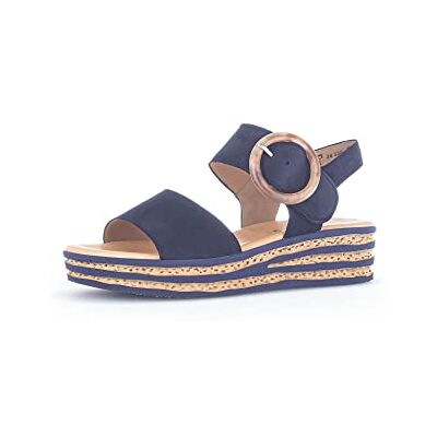 Gabor Femme Sandales, Dame Sandales à Plateforme,Sandale à Plateforme,Chaussure d'été,Confortable,Semelle épaisse,Bleu (Blue),37.5 EU / 4.5 UK - Publicité Gabor Femme Sandales, Dame Sandales à Plateforme,Sandale à Plateforme,Chaussure d'été,Confortable,Semelle épaisse,Bleu (Blue),37.5 EU / 4.5 UK - Publicité