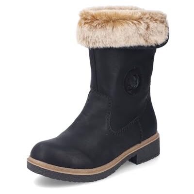 Rieker Z5054 Bottes d'hiver pour femmes, Chaussures pour femmes, Noir 00., 39 EU - Publicité Rieker Z5054 Bottes d'hiver pour femmes, Chaussures pour femmes, Noir 00., 39 EU - Publicité