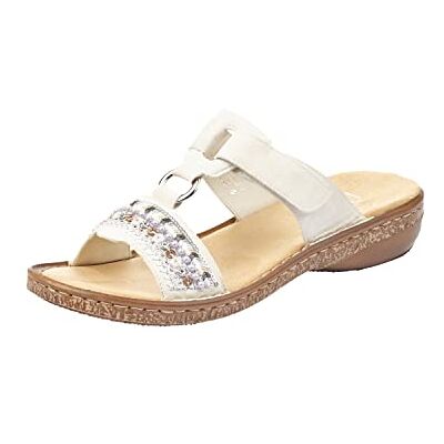 Rieker Morelia Womens Sequin Sandals 36 EU Glace - Publicité Rieker Morelia Womens Sequin Sandals 36 EU Glace - Publicité