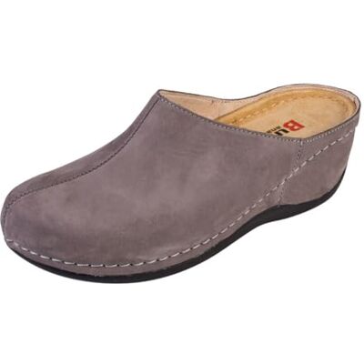 Buxa Anatomic BZ340 Sabots Femmes Chaussures en Cuir Pantoufles Sabot Sandales, gris, 37 EU - Publicité Buxa Anatomic BZ340 Sabots Femmes Chaussures en Cuir Pantoufles Sabot Sandales, gris, 37 EU - Publicité