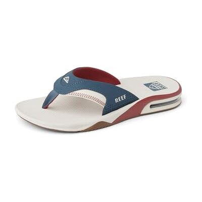 REEF Fanning Tongs décapsuleur pour homme, soutien de la voûte plantaire, semelle extérieure durable, résistante à l'eau, Varsity, 40 EU - Publicité REEF Fanning Tongs décapsuleur pour homme, soutien de la voûte plantaire, semelle extérieure durable, résistante à l'eau, Varsity, 40 EU - Publicité