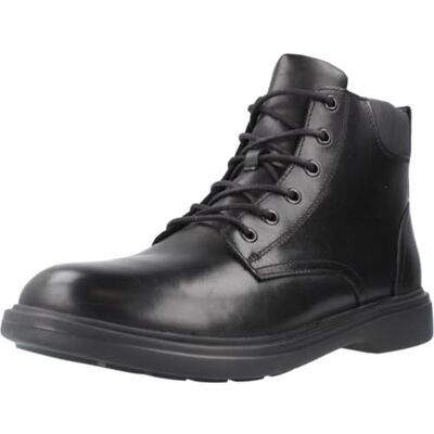 Geox Homme Ottavio Bateau cheville, Noir, 45 EU - Publicité Geox Homme Ottavio Bateau cheville, Noir, 45 EU - Publicité