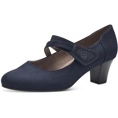 Jana Femme Escarpins Mary Jane avec lanières Vegan, Bleu (Navy), 40 EU - Publicité Jana Femme Escarpins Mary Jane avec lanières Vegan, Bleu (Navy), 40 EU - Publicité