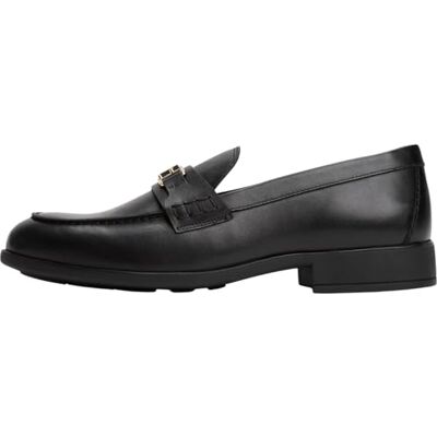 Tommy Hilfiger Mocassins Femme Logo Leather Loafer en Cuir, Noir (Black), 35 - Publicité Tommy Hilfiger Mocassins Femme Logo Leather Loafer en Cuir, Noir (Black), 35 - Publicité