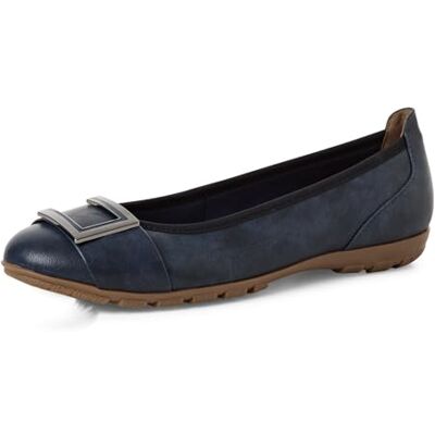 MARCO TOZZI Ballerines Femme Semelle intérieure Feel Me Souple Doublure Douce Confortable, Bleu (Navy), 40 EU - Publicité MARCO TOZZI Ballerines Femme Semelle intérieure Feel Me Souple Doublure Douce Confortable, Bleu (Navy), 40 EU - Publicité
