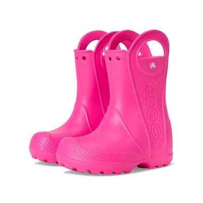 Crocs Unisexe Enfant Handle It Rain Boot T Bottes, Pink Crush, 24/25 EU - Publicité Crocs Unisexe Enfant Handle It Rain Boot T Bottes, Pink Crush, 24/25 EU - Publicité