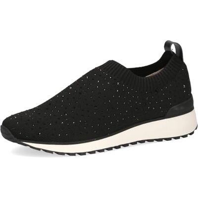 CAPRICE Baskets Femme à Enfiler sans Lacets, Noir (Black Knit), 37 EU - Publicité CAPRICE Baskets Femme à Enfiler sans Lacets, Noir (Black Knit), 37 EU - Publicité