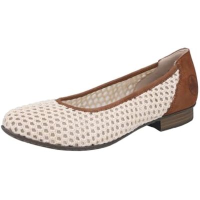 Rieker 51960 Ballerines pour Femme, Beige, 36 EU - Publicité Rieker 51960 Ballerines pour Femme, Beige, 36 EU - Publicité