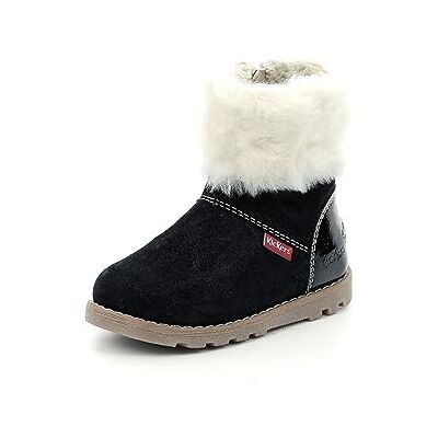 Kickers NONOFUR,BOOTS BEBE NOIR BRILLANT, 21 EU - Publicité Kickers NONOFUR,BOOTS BEBE NOIR BRILLANT, 21 EU - Publicité