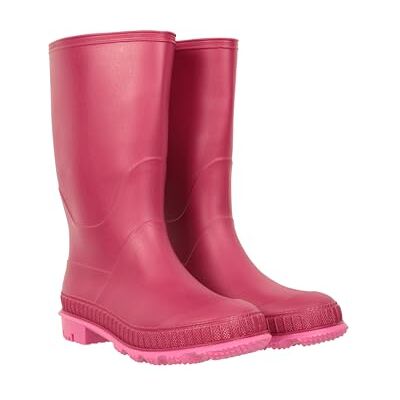 Mountain Warehouse Bottes Plain Wellington de Pluie à Semelle Solide pour Enfant Revêtement en PVC, Imperméable Doublure en Jersey Souple Printemps L’été - Publicité Mountain Warehouse Bottes Plain Wellington de Pluie à Semelle Solide pour Enfant Revêtement en PVC, Imperméable Doublure en Jersey Souple Printemps L’été - Publicité